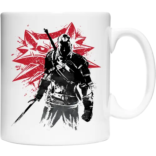 The Witcher Sumi-e - the witcher, white wolf, merch, merchandise, sumi, japan, japanisch The Witcher Sumi-e - the witcher, white wolf, merch, merchandise, sumi, japan, japanisch