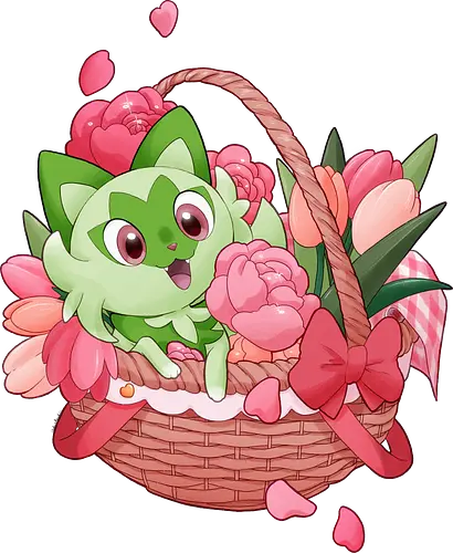 SprigaPicnic - sprigatito, Pocket, cozy, picnic