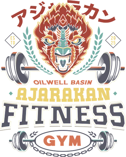 Ajarakan Fitness Emblem - pukei pukei, monster, monster world, gamer, gaming, video games, iceborne, palico, wyvern, felyne, monster rise, monster wilds, paolumu, hunter, fitness, gym