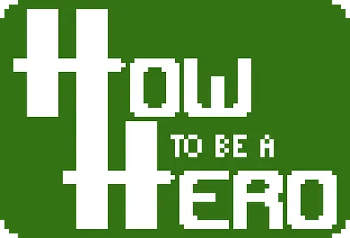 How to be a Hero - Pixellogo (Pocket) - rpg, hauke gerdes, rollenspiel, pen and paper, rocketbns